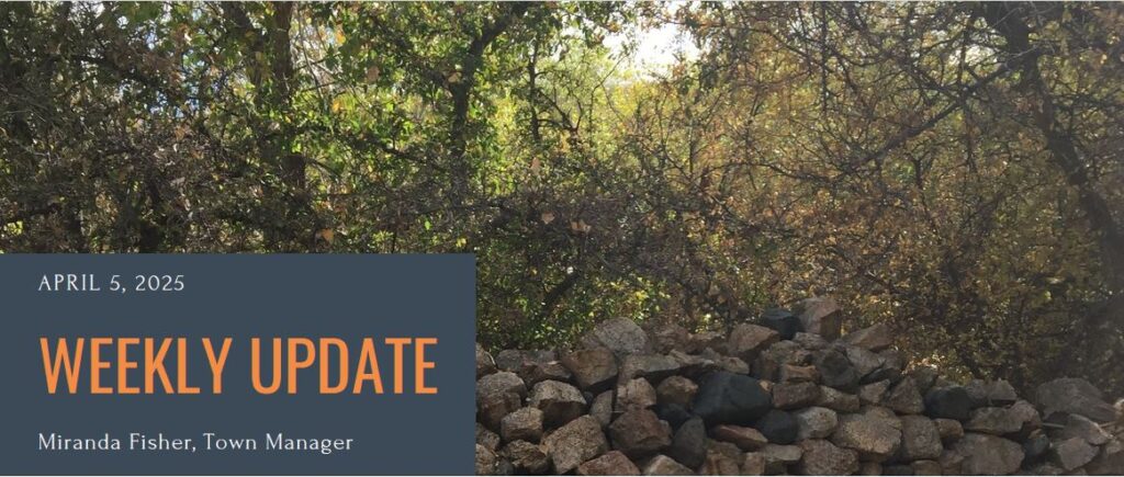 Town of Camp Verde Weekly Update – April 5, 2025